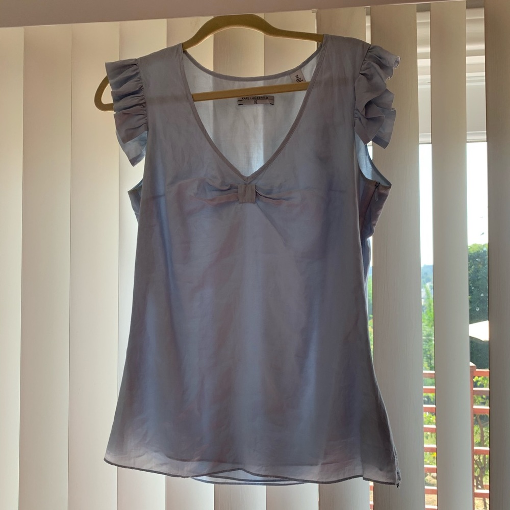 Lagerfeld silk blouse